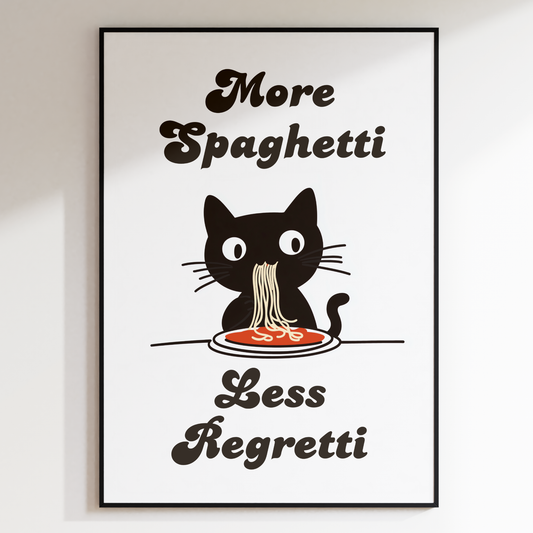 More Spaghetti, less regretti.