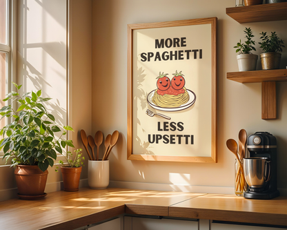 More Spaghetti, less upsetti.