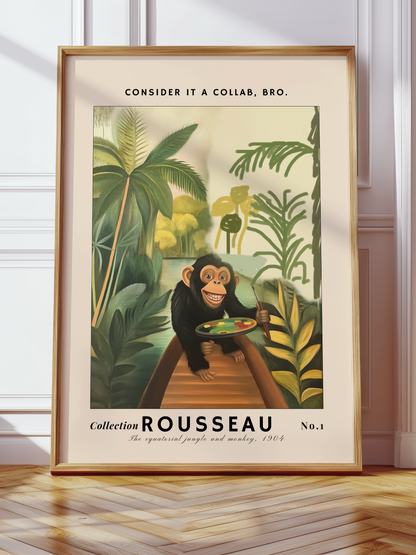 [Henri Rousseau - Der Äquatorialdschungel] Consider it a collab, bro.