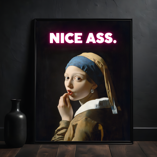 [Jan Vermeer - Mädchen mit dem Perlenohrring] NICE ASS.